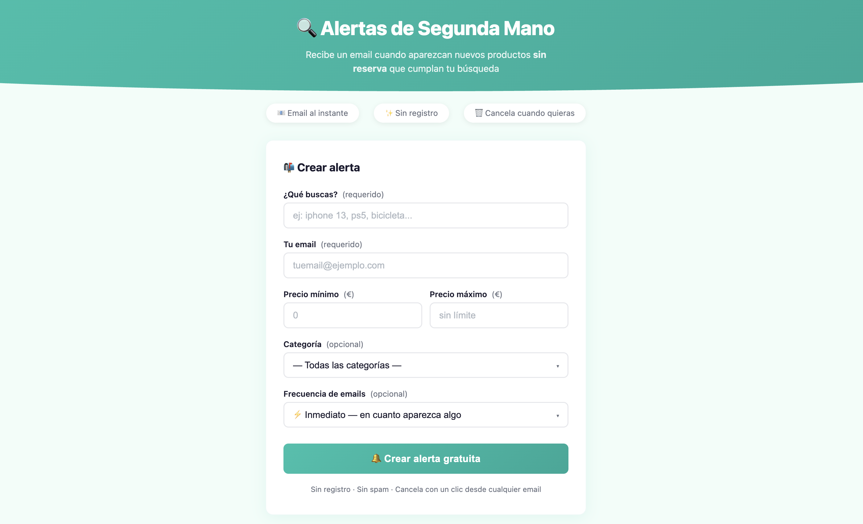 Used Items Alert screenshot